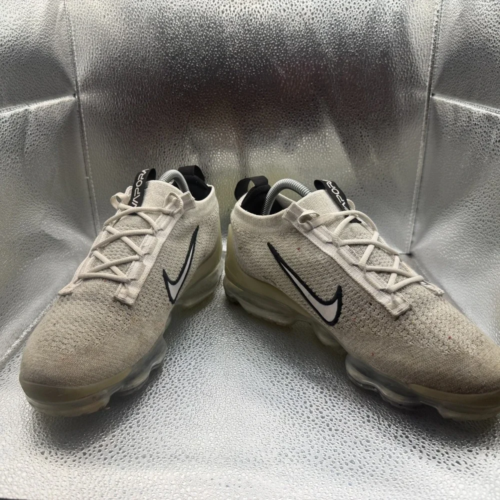 Size 8 Nike Air VaporMax 2021 FK Monochrome White Black Mens Shoes DH4084-100‎